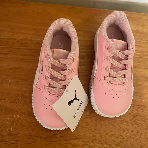 New In Box, Kids/Infants Size US 7C Girls Pink Puma Shoes. Paid $40 - Picture 2 of 6